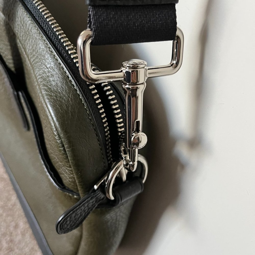 Coach Forest Green Slim Briefcase - Picture 8 of 11